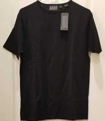 NUEVO CON ETIQUETAS-Donna Karan Nueva York (DNKY) Vestido Negocios Carrera Informal Negro Seda Talla M Foto 1 de 4
