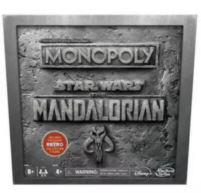 Star Wars The Mandalorian Monopoly Limited Edition WITH Retro Figure NEW SEALED - Image 1 of 3