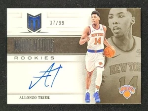 2018 Panini Chronicles Momentum Allonzo Trier ROOKIE AUTO /99 #MA-ATR MBA AUTH - Bild 1 von 1
