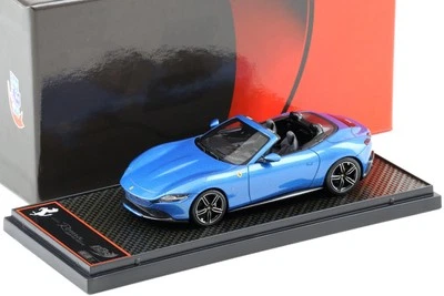 1:43 BBR Ferrari Roma Spider Bleu Corsa Métallique Bleu - Limité 36 Pcs. - Photo 1/3