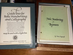 Guide Lines For Italic Handwriting Calligraphy Kit Pentalic Corp Hana Stoyanoff - Picture 1 of 7