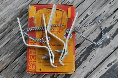 Vintage Drip Rail Fishing rod pole holder Carrier rack roof mount - Image 1 of 4