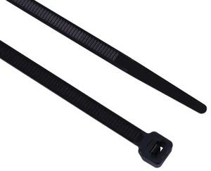 PRO POWER - Pengikat Kabel Hitam 500mm x 7.5mm Pek 100 - Picture 1 of 1