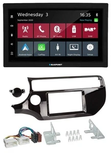 Blaupunkt DAB Bluetooth USB MP3 2DIN Autoradio für Kia Rio UB ab 15 piano-schwar - Bild 1 von 8