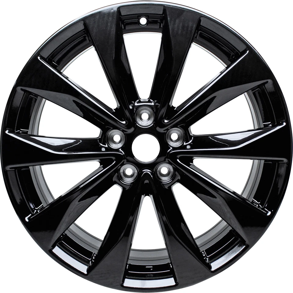19" 19x8.5" Factory OEM Black Aluminum Wheel Rim for 2016-2023 Nissan Maxima - Image 1 of 1