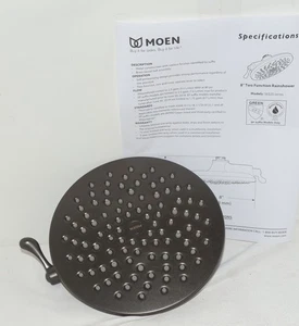 Cabezal de ducha Moen S6320RB bronce frotado 8 pulgadas dos funciones - Imagen 1 de 6