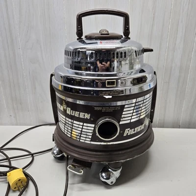 Filter Queen Model 31 Vintage Vacuum Cleaner Canister & Dolly Only  Tested - Image 1 of 4