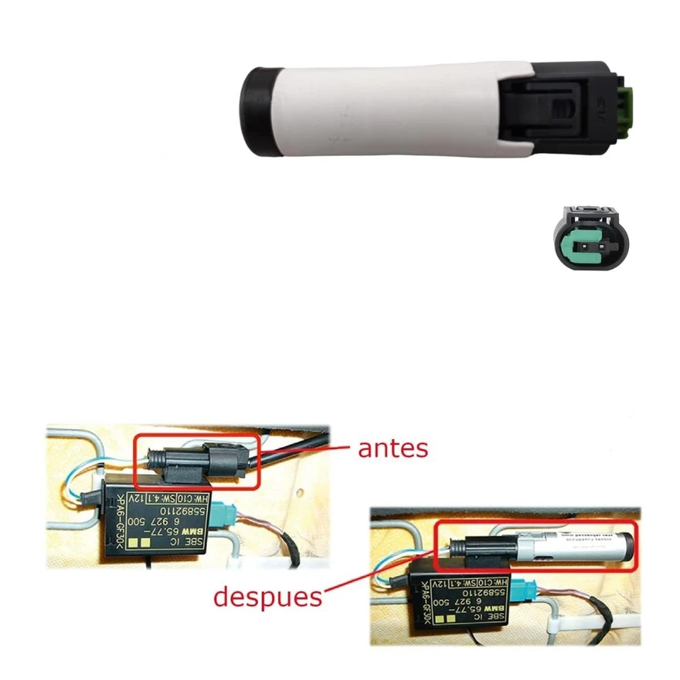 Sensor de ocupación asiento pasajero dispositivo auxiliar  E36, E46, E34, E39 - Imagen 1 de 4