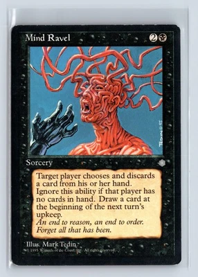 (2x) MIND RAVEL – MTG Magic the Gathering Card – Ice Age – Common - Image 1 of 4