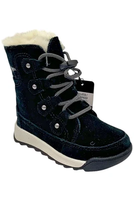 Sorel Niños Pequeños Niñas Young Whitney II Joan Wp Botas de Invierno Negras/Fawn Foto 1 de 3