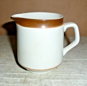 Vintage braun Monterrey Steinzeug von MSI Milchkännchen Japan ### - Bild 1 von 4