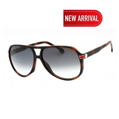 Óculos de Sol Masculino Aviador Lente Verde Sombreada Carrera 1045/S 61mm - Armação Havana - Imagem 1 de 4