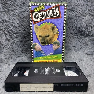 Kratts Creatures Three Cool Cats / Hyenas Are Cool VHS Tape 1997 Zooboomafoo - Picture 1 of 8