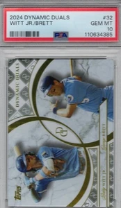 2024 Topps Dynamic Duals - George Brett, Bobby Witt Jr. #32 - Picture 1 of 2