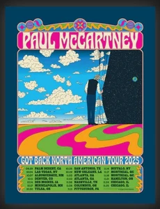 Paul McCartney OFFIZIELLES 2025 Got Back Tour Konzert Poster 18x24! VORVERKAUF! - Bild 1 von 1