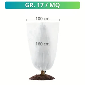 Telo Cappuccio Tessuto Non Tessuto Termoclima TNT 17 gr/mq antigelo Piante Orto - Foto 1 di 4