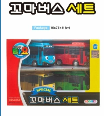 TAYO The Little Bus Friends Mini Juego Especial 4 Piezas Coches Juguete Tayo Rogi Gani Rani Foto 1 de 4