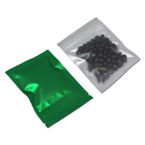 7.5x10cm Aluminum Foil Various Color Clear Mylar for Zip Food Storage Lock Bags - Picture 1 of 18