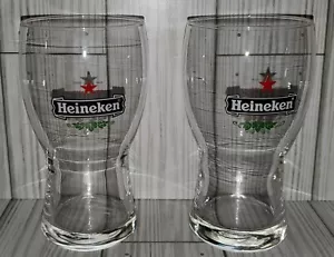 Dos vasos de cerveza vintage Heineken - Imagen 1 de 7
