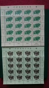 2 Feuillets Europa Cept 1981 Féroé /NEUF ** - Imagen 1 de 1
