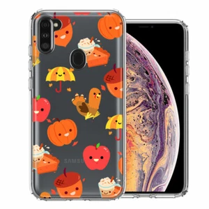 For Samsung Galaxy A11 Thanksgiving Autumn Fall Double Layer Phone Case Cover - Picture 1 of 1
