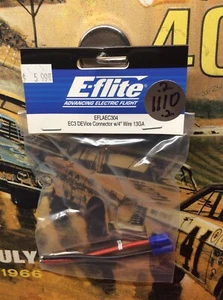 Eflite EFLAC304: EC3 DEVice Connector W/4” Wire 13GA NewInPack USA Shipped - Picture 1 of 2