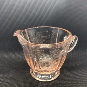 Vintage Pink Depression Madrid pattern Creamer Indiana Glass - Picture 1 of 6