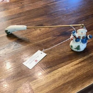Home Interiors and Gifts Snowman Christmas Candle Snuffer - Picture 1 of 4