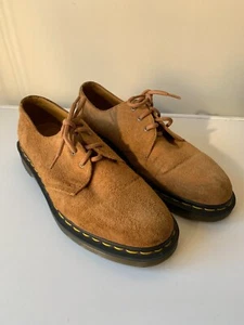 Dr Doc MARTENS Marrón Tostado Gamuza Cuero 21471 Unisex 3 Ojos Oxford Talla 8 UK 42 EU - Imagen 1 de 15