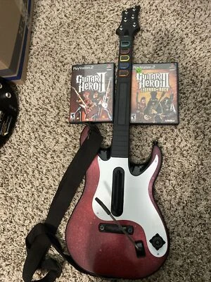 Guitar Hero Band Hero Rock Band 5 Octane Wireless Controller - White/Red PS2 PS3 - Image 1 of 4