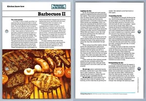 Barbecues II - Know-How - Working Woman's 1980s Recipe Card - Picture 1 of 1