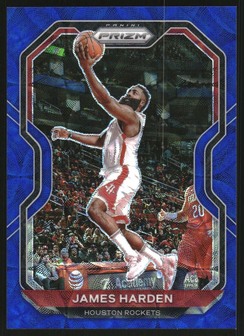 2020-21 Panini Prizm Prizms Choice Blue #112 James Harden /49