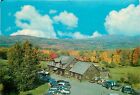 Austrian Tea Room Trapp Family Lodge Stowe Vermont VT Postcard old cars