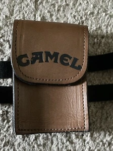 Soporte para paquete de cigarrillos vintage de cuero camel de los años 50 - Imagen 1 de 6