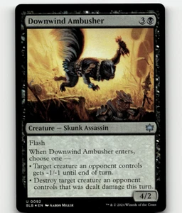FOIL - MTG Downwind Ambusher #92 - Bloomburrow - Picture 1 of 1