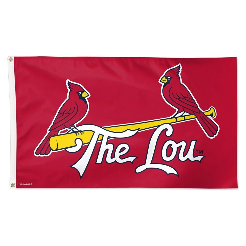 ST. LOUIS CARDINALS THE LOU CITY CONNECT 3'X5' DELUXE FLAG WINCRAFT 🐦 - Image 1 of 1