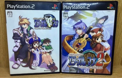 Lot 2 Atelier Iris Eternal Mana 1 & 2 set PS2 Sony Playstation 2 Japan Version - Image 1 of 4