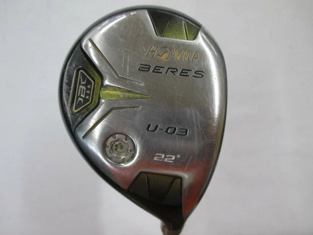 HONMA BERES U-03 JAPAN Ver. 3STAR 22deg 40in R-flex UTILITY GOLF CLUB - Image 1 of 4