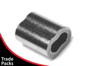 Swage - 5mm, Nickel Plated Copper Ferrule - Hand Swaging 4.8mm Stainless Wire - Picture 1 of 12