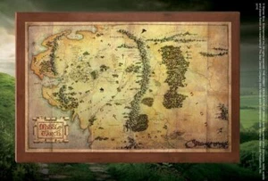 El Hobbit - Mapa de la Tierra Media - Imagen 1 de 1