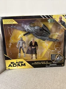 DC BLACK ADAM vs. INTERGANG MERCENARY 1st EDITION!! EXCLUSIVE VEHICLE/FIGURES!! - Picture 1 of 2