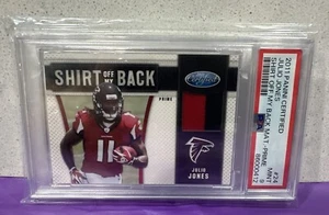 2011 Panini Certified Julio Jones Shirt Off My Back 33/50 Graded PSA 9 - Picture 1 of 5