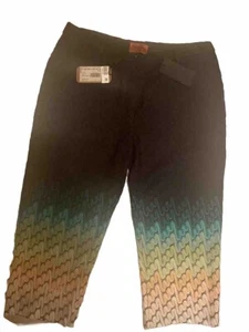 Pantalones de mujer Missoni etiqueta roja nuevos con etiquetas talla : 46-12 precio de venta sugerido por el fabricante: $750 negros - Imagen 1 de 12