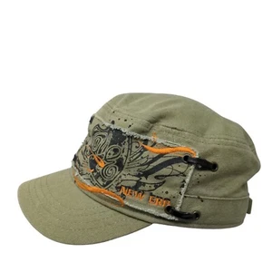 New Era Women's Cadet Army Cap Green M/L Embroidered Lace Lightweight - Picture 1 of 8