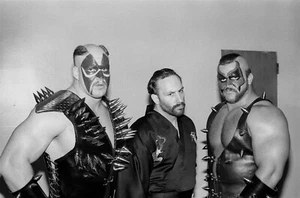 THE ROAD WARRIORS VINTAGE 8x10 FARBFOTO ROH ECW WWF NXT AEW NXT WWE - Bild 1 von 1