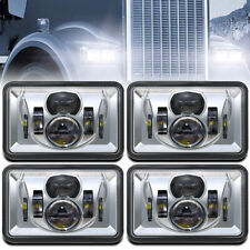 4pcs 60W 4x6 Inch LED Headlights Replacement For H4651 H4652 H4656 H4666 H6545