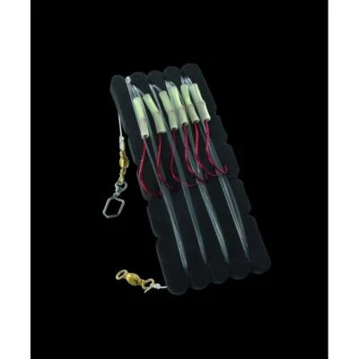 DEGA Rotbarsch-Vorfach Länge 560 cm 6 Haken Rotbarschsystem Rotbarsch-Rig