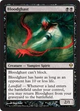 1x Bloodghast - Foil LP, English MTG Zendikar