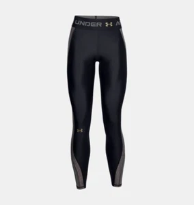 UNDER ARMOUR WOMEN'S  HEATGEAR  'WORDMARK'  PERFORMANCE  TIGHTS - Picture 1 of 4