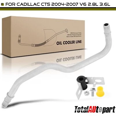 Línea de enfriador de aceite de transmisión para Cadillac CTS 2004 2005 2006 2007 V6 2,8 L 3,6 L Foto 1 de 4